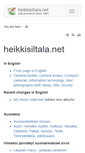 Mobile Screenshot of heikkisiltala.net